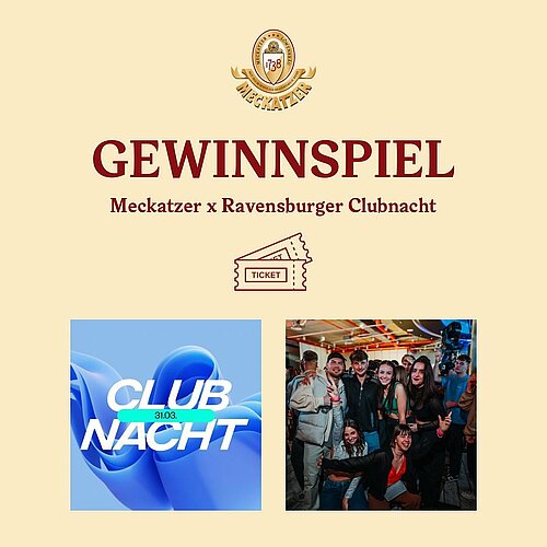 🍻 GEWINNSPIEL 🍻
Am Ostersonntag verwandelt sich die Ravensburger Innenstadt wieder in das größte Clubfestival...