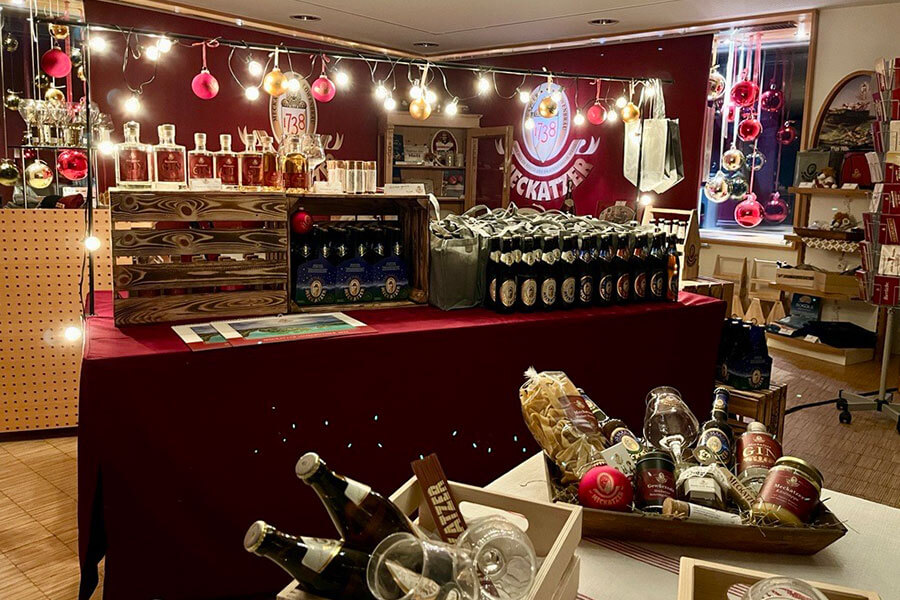 Für jeden Fan ein Muss: ein Besuch im Meckatzer Fanshop