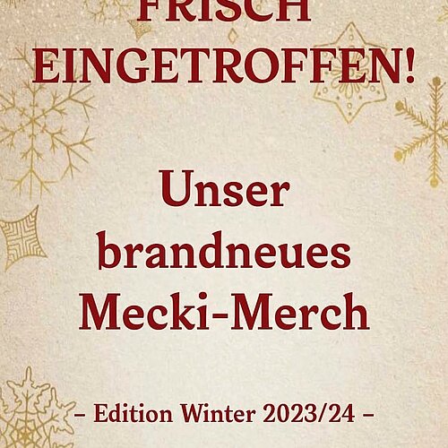 Oh Du Fröhliche 🎄✨🍻
Wir lassen die Weihnachtsglöckchen für Euch klingen und präsentieren: unser brandneues Mecki-Merch...